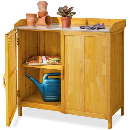 Plant table with - floor, cabinet