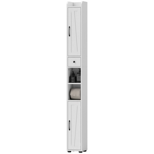 Homcom tall bathroom storage - bathroom,