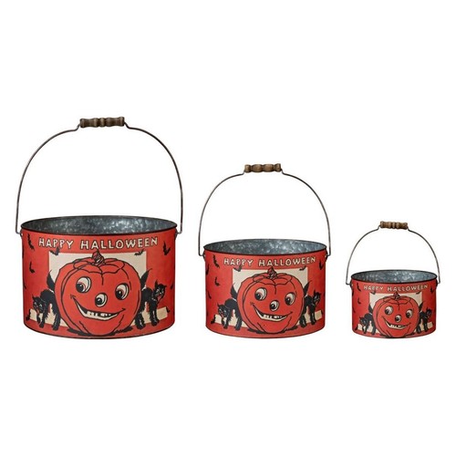 Happy halloween buckets set - halloween,
