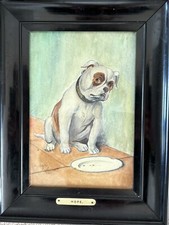 Lawson Wood watercolour Bulldog Hope