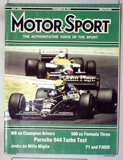Motor Sport Magazine May 1986