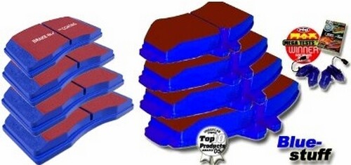 Ebc brake pads bluestuff front - ebc,