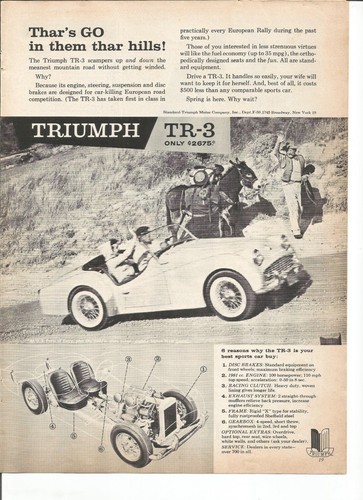 1959 triumph tr3 - ,