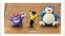 Pokemon Cafe Japan Exclusive Figures – Pikachu Chef, Gengar & Snorlax Set