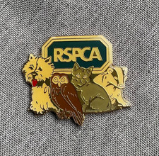 RSPCA Charity Animals Pin