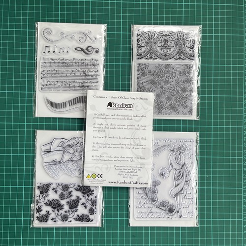 Bundle kanban clear stamp - 4x,
