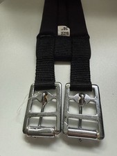 26” Black Nylon Horse Girth – Padded – Stainless Buckles – New Unused