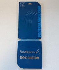 Footbalance 100% Custom Dynamic Insoles Dynamic Blue EUR 48 UK 12.5 New RRP 45