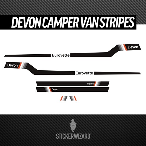 Devon camper van stripes - camper,
