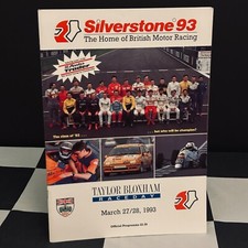 1993 SILVERSTONE ROUND 1 BRITISH TOURING CAR BTCC RACE PROGRAMME STEVE SOPER BMW
