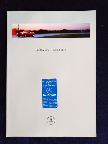 Mercedes slk brochure 1996 - mercedes,
