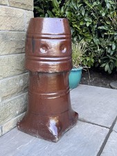 Large salt glazed chimney pot - salt,