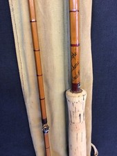 Rare vintage Hardy Palakona “The Pope “#7 10ft split cane fly fishing rod 1966