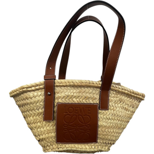 Loewe women raffia basket - loewe,