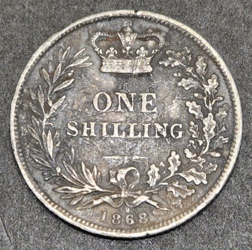 1868 one shilling queen - 1868,