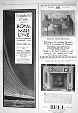 Old 1930 Royal Mail Line Ship