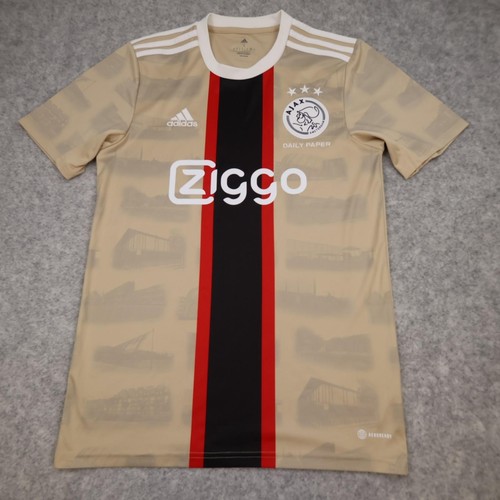 Ajax shirt mens small beige - ajax,