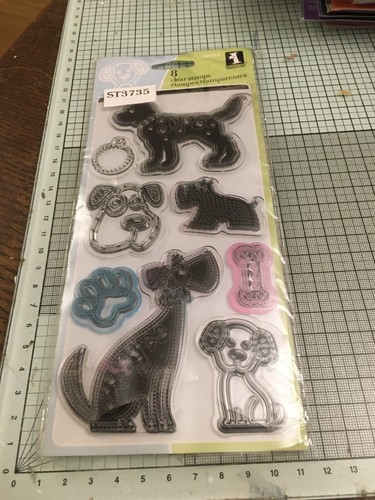 Inkadinkado dogs stamp set