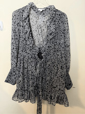 Topshop Black & White Star