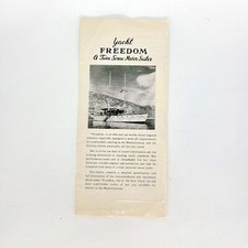 1940s Yacht Freedom Travel