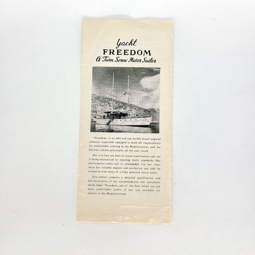 1940s yacht freedom travel - 1940s,