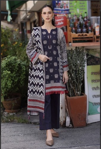 Gul ahmed winter printed - ahmed,