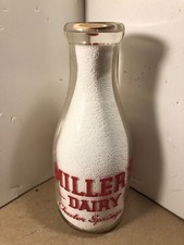 Millers Dairy quart milk