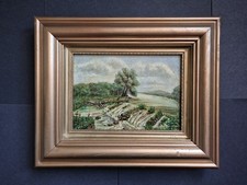 Old Antique Oil Painting On