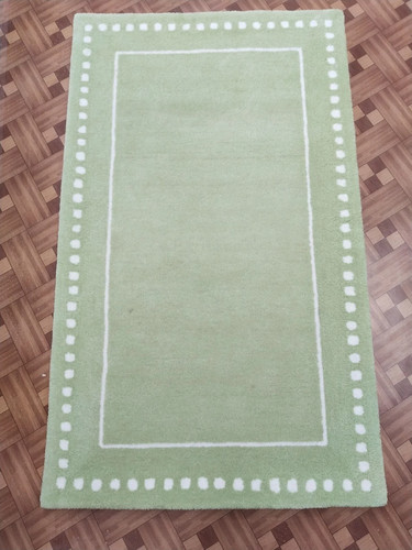 Hand tufted sage green - tufted,