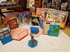 Vintage 1985 Sindy Tele Studio, incomplete but fair condition, in box