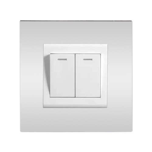 Single double light switch - single,