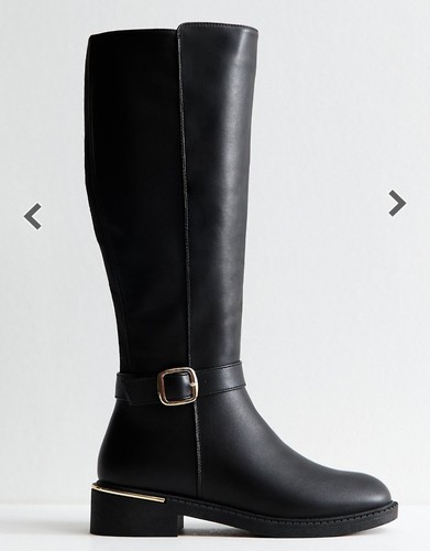 Brand new black faux leather - new,