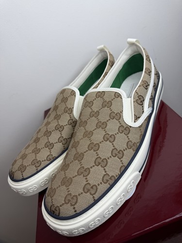 Gucci mens brown tennis 1977 - mens,