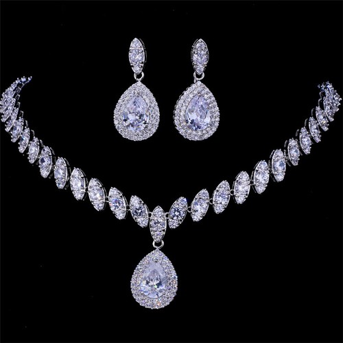 Ladies necklace earring - necklace, &