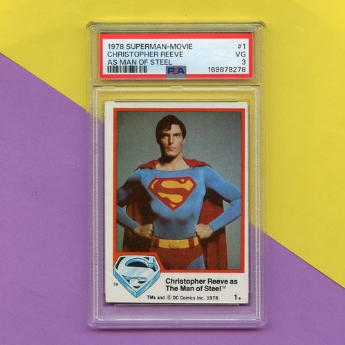 1978 superman movie trading - superman,