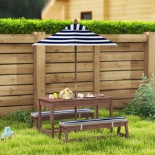 Qaba Kids Picnic Table, Wooden