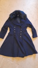 Hell Bunny Coat, Navy Blue Brand New without tags size L/14