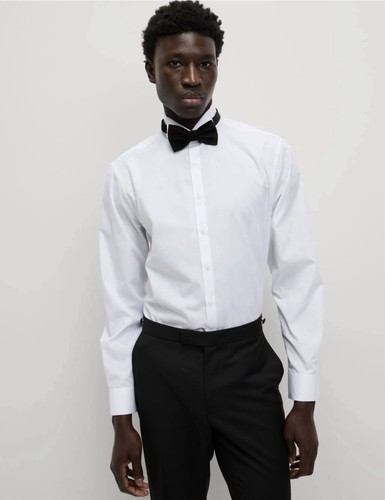 Regular fit white cotton - fit,