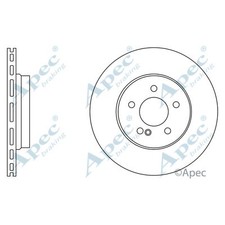 2x Brake Discs Vented For