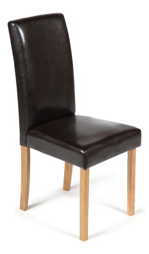 Dining chairs faux leather - chairs,