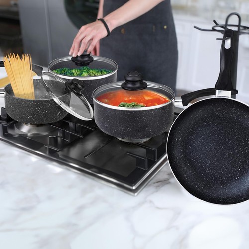 7pc marble coated aluminium - 7pc,
