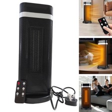 1500W PTC Electric Heater, 3 Gears, Energy Efficient Fan Heater with ECO Mode