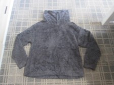 Champion Ladies fleece pullover polo neck sweat top size L high neck Sportswear