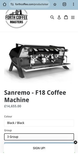 Sanremo coffee machine - machine,