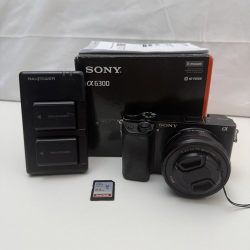 Sony a6300 50mm lens - +, 2