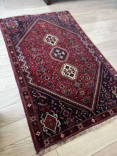 Handwoven rug geometric - rug, –