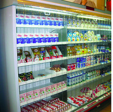 Dairy chiller cabinet PVC