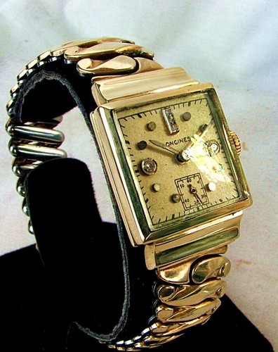 14k gold longines wristwatch - 14k,