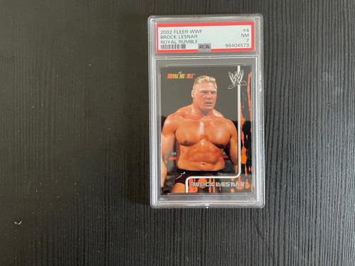 2002 fleer brock lesnar - fleer,