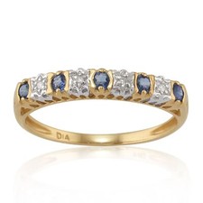Classic Round Blue Sapphire &